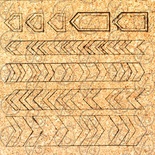 Пробковий чіпборд. Набір «Шеврони» №1, pr001