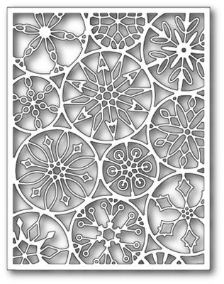 Ножі від Poppystamps - Dies - Mod Snowflake Background