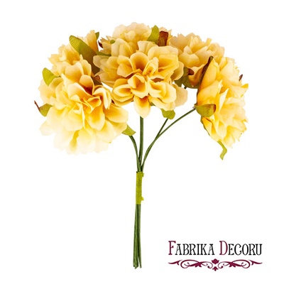 Набір квітів черешні, персикові, 6 шт., ТМ Фабрика Декора