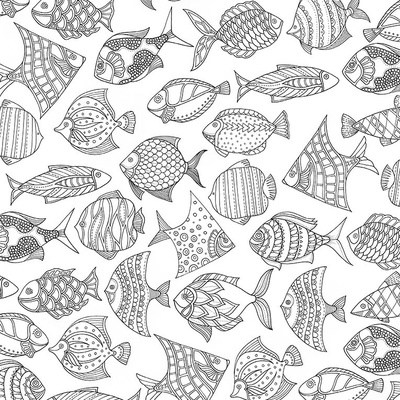 Книга-раскраска (антистресс, раскраска для взрослых) "Загублений океан" ("Затерянный океан"). Джоанна Басфорд. Арт.00113088