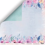 Аркуш двостороннього паперу для скрапбукінгу від Scrapmir - Романтика з колекції Gentle Morning, 30x30 см