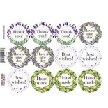 Набір наліпок (стікерів) для журналінгу 1 - 036, ТМ Фабрика Декору