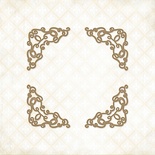 Чипборд Blue Fern Studios - Doodle Corners