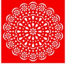 Трафарет - Салфетка1, 18*18см