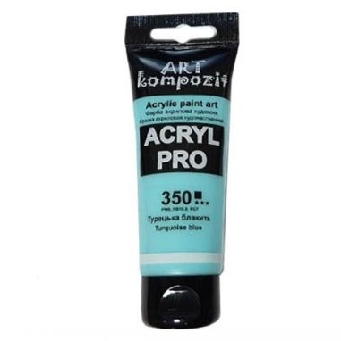 Фарба акрилова ART Kompozit 350 турецька синя (блакита), 75 мл