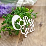 Чипборд від Вензелик - My Girl, розмір: 46x50 мм