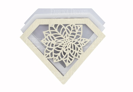 Заготовка для шейкера Winterberries 9.6x7 см, колір молочний, ТМ Фабрика Декору