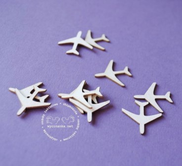 Чипборд від Wycinanka "Літачки", 2x2см, 10 штук