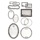 Набір карток для журналінгу з велумом від BasicGrey - Basic White - Journaling Transparencies - Take Note