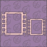 Чипборд. Набір рамок «Кінокадр» №1 cb-339