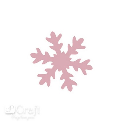 Дірокол фігурний 1,6СМ Сніжинки, TM dpCraft (Dalprint)