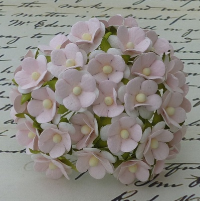 Квіточки кохання - sweetheart, колір ніжно-рожевий, діаметр - 15мм, 10 шт.