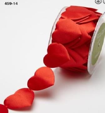 Стрічка Cut Out Ribbon, ширина 3,8 см, 90 см, колір червоний