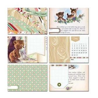 Карточки для журналинга от Pretty Little Studio  -  Bear Cub Journaling Cards