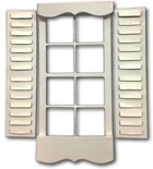 Нож для вырубки от Cheery Lynn Designs - Shuttered Window with Flower Box