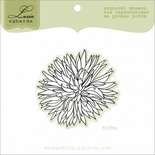 Акриловий штамп Lesia Zgharda FL050a квітка, розмір 5,2x5см