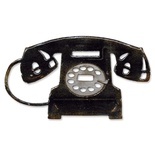 Ніж для вирубки від Sizzix - Tim Holtz - Vintage Telephone Bigz Die
