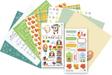 Набор бумаги от  Евгения Курдибановская ТМ - Школьная пора, украинский язык, 30х30 см, 8 шт.