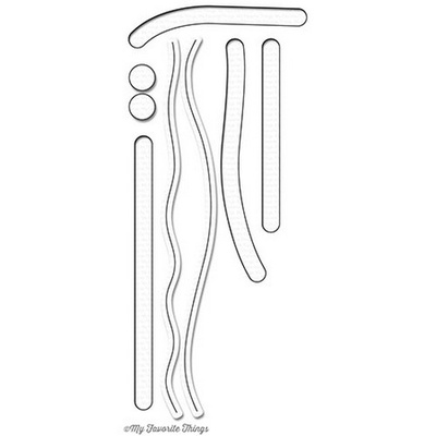 Лезвие My Favorite Things - Die-namics Surf & Turf, для создания подвижных элементов