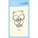 Штампи від Cherrylana - Совушка з сердечком, 4,3x6,2см