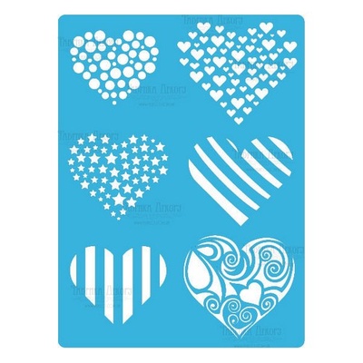 Маска - Фабрика Декору - Закохані серця 15см20см