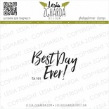 Акриловый штамп Lesia Zgharda Best Day Ever! ТА191