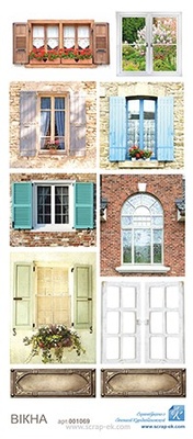 Картинки від Євгенії Курдібановська ТМ - "Вікна", 12,5x29 см