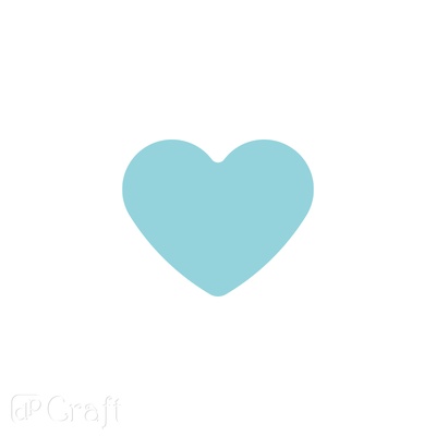 Дірокол фігурний 2,5см Heart, TM dpCraft (Dalprint)