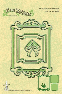 Ніж для вирубки від LeCreaDesign - Lea’bilitie® frame classic rectangle cut & embossing die