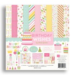 Набір паперу для скрапбукінгу Echo park - Birthday Wishes Girl, 12+2 аркуша, 30x30 см