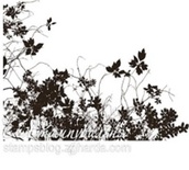 Акриловый штамп FL018 Цветы, размер 6,1 * 4,1 см