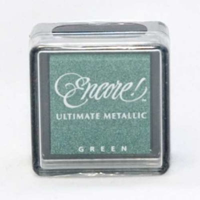 Чернила Tsukineko Encore Ultimate Metallic Small Ink Pad - Green