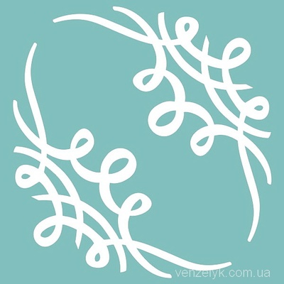 Чипборд від Вензелик - куточки 06, 66x69 мм, розмір: 66x69 мм
