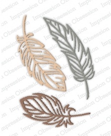 Ножі для вирубки від Impression Obsession - Feathers - Перія