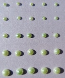 Клейові напівперлинки Pearls Perky Set - Avo, колір: салатовий, 25шт.