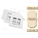 Заготовка для шейкера Рідна домівка, колір молочний, ТМ Фабрика Декору