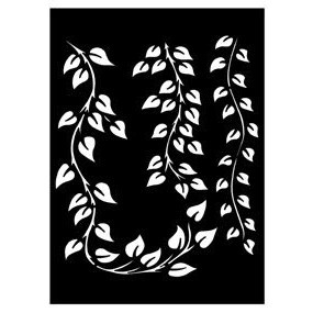 Маска Ranger - Dylusions Stencils - Leaf Flourish, 13х20 см.