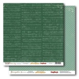 Лист бумаги для скрапбукинга  от ScrapBerry's - Зимний дневник - Зимние песни