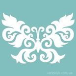 Чипборд від Вензелик - Метелик 0 5, 41x59 мм, розмір: 41x59 мм