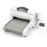 Машинка для вырубки и тиснения Sizzix Big Shot Machine White & Gray, бело-серая (с платформой и пластинами)