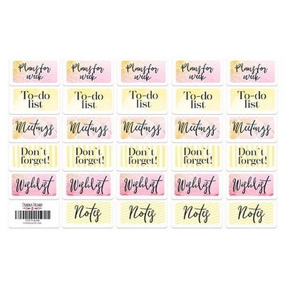 Набор наклеек (стикеров) для журналинга 4-004, Magnolia Sky, ТМ Фабрика Декора