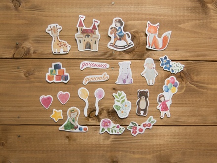 Набір вирубки від Polkadot - "Дівчатка"