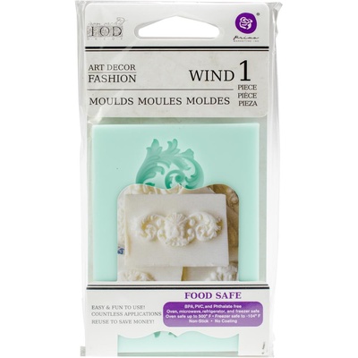Молды силиконовые от Prima - Art Decor Mould 2.5"X3.5" - Wind