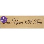 Резиновый штамп Hampton Art /7gypsies Once Upon A Time, на деревянном блоке