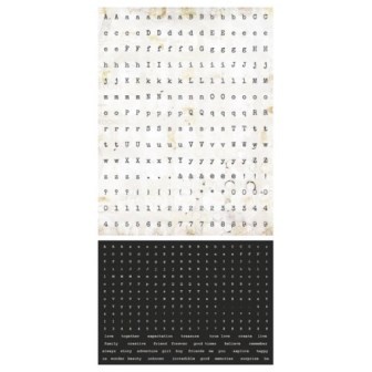 Наліпки від 7 Studio - Domestic Goddess - Alpha - Salt & Paper