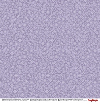 Бумага для скрапбукинга от ScrapBerry's -Новогодний пейзаж - Заметель, 30,5х30,5 см, 190 гр/м, двусторонняя