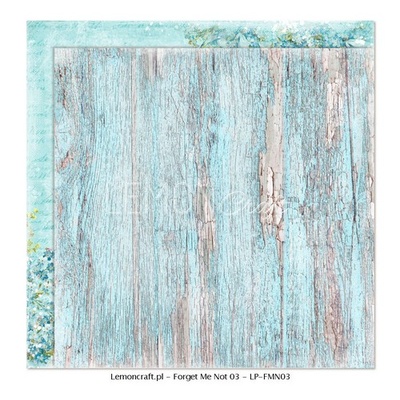 Аркуш двостороннього паперу для скрапбукінгу від LemonCraft - Forget Not Not 03