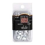 Брадсы White от Bazzill Basics, 5мм, 75 шт.