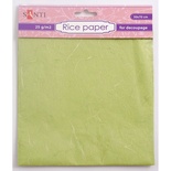 Рисовий папір, зелений, 50*70 см, ТМ Santi