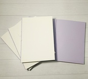 Блок для блокнота А5. Колір: бузковий, 80 аркушів, 90 г/м²